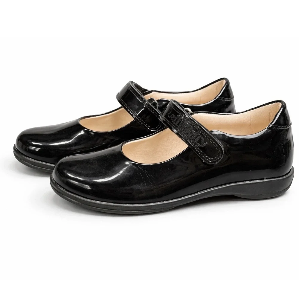 Lelli Kelly Girls Black‎ Patent Mary Jane School Shoes EU 29 US 11 Worn Once